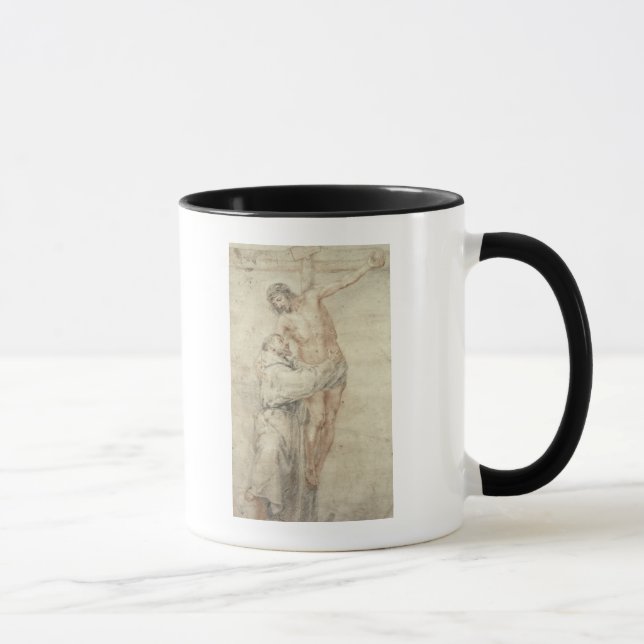 Mug St Francis rejetant le monde et l'embrassement (Droite)