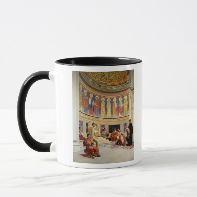 Mug St John Chrysostom exilé par l'impératrice Eudoxia (Gauche)
