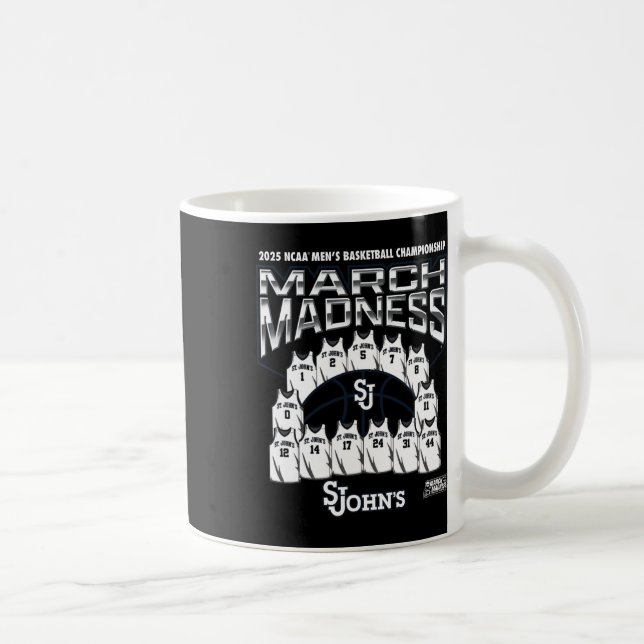 Mug St. John's March Madness 2025 Men's Sketll Nil  (Droite)