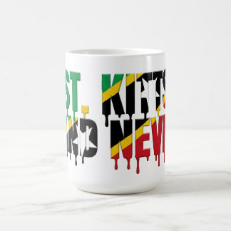 Mug St. Kitts Drip Text | Caribbean Flag Design | Fan 