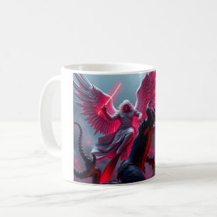 Mug St. Michael l'Archange joue la Satan Coffee Cup