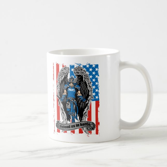 Mug St Michael nous défendent dans la police de (Droite)