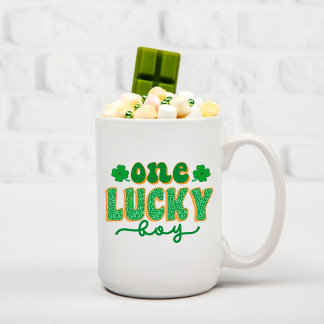 Mug St. Patrick's Day One Lucky Boy Green Clover
