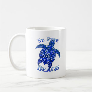 Mug St Pete Beach Florida Vacation Tribal Turtle
