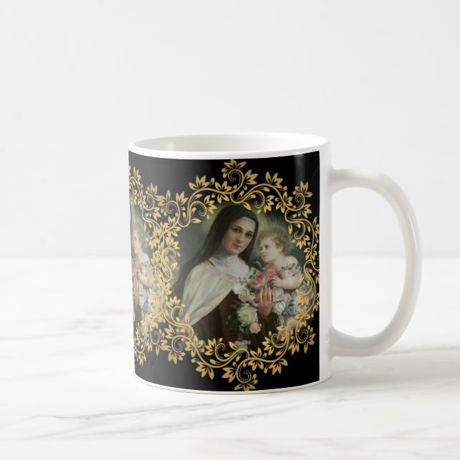 Mug St Therese de l'enfant Jésus peu de fleur (Droite)