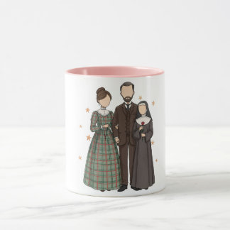 Mug St Therese & Zelie & Louis, Cadeau catholique