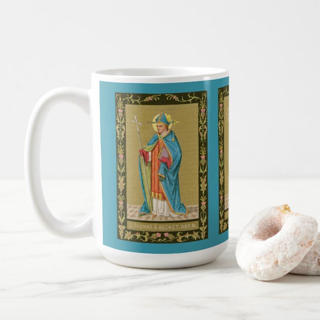 Mug St. Thomas Becket avec épée en mitre (P 005) (Avec donut)