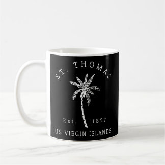 Mug St Thomas Usvi Beach Palm Tree Novelté