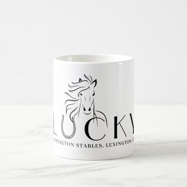 Mug Stable ou Nom du cheval Lucky Horseshoe Rider Cade (Centre)