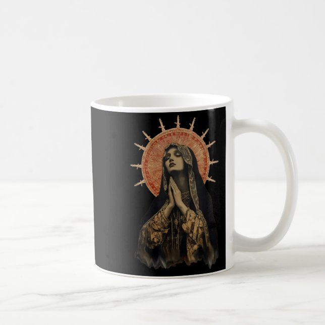 Mug Stained Gl Prayer Faith  (Droite)