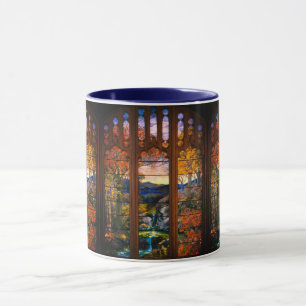 Mug Stainglass tiffany look victorien élégant 