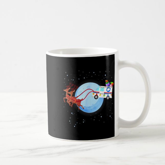 Mug Stal Worker Christmas Mail Truck Funny Mailman Gif (Droite)