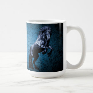 Mug Staline noir/beauté noire, bleu cheval