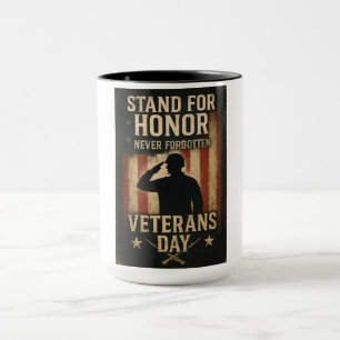 Mug Stand For Honor - Conception de l'hommage de la fê