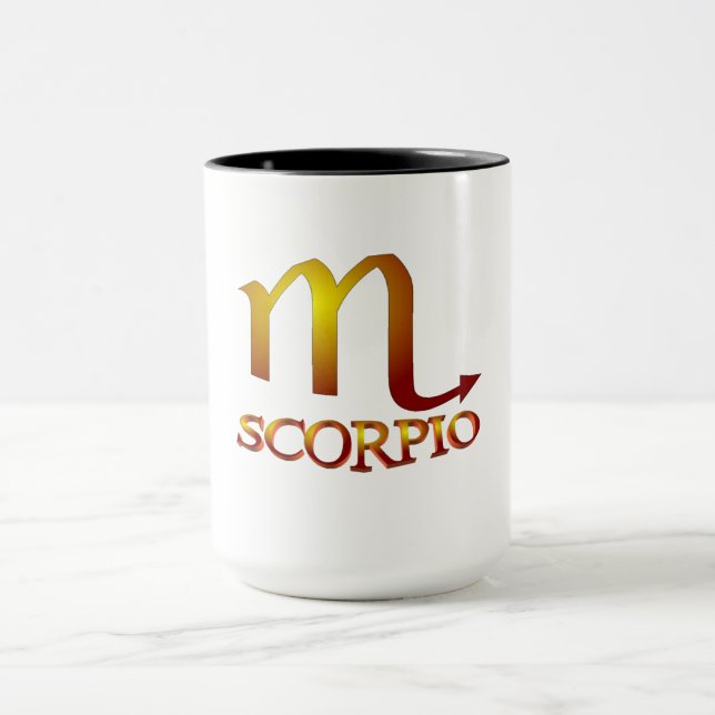 Mug Star Gold de Scorpio (Centre)