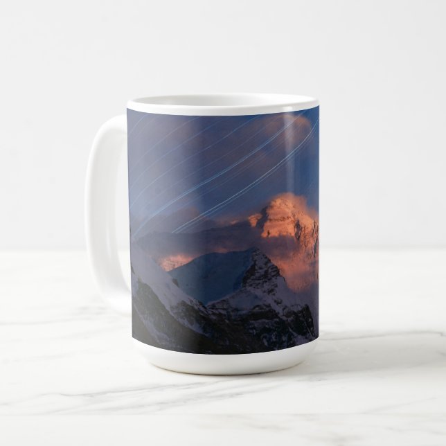 Mug Star Trail | Mt Everest Tibet, Chine (Devant gauche)