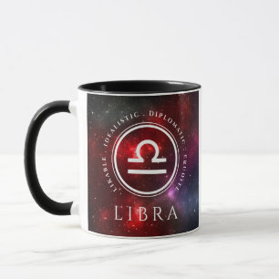 Mug Starfield Libra mis à l'échelle du Zodiac occident