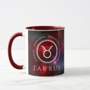Mug Starfield Taurus Bull Zodiac occidental