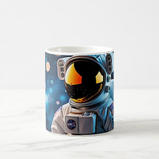 Mug Stargazer Astronaut Close-Up Portrait