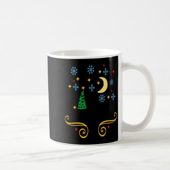 Mug Stars Moon Snowflakes And Merry Christmas Kids  (Droite)
