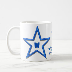Mug - Stars with Initial
