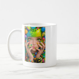 Mug : Start your day with a splash of color! This cera