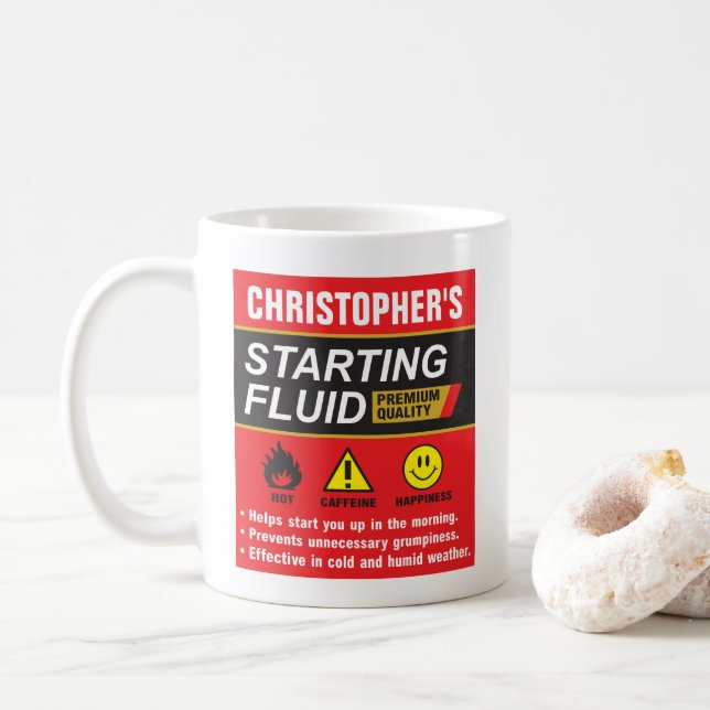 Mug Starting Fluide (Avec donut)