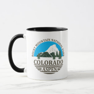 Mug Station de ski Colorado Aspen ciel bleu
