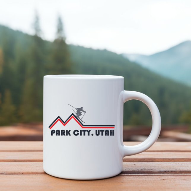 Mug Station de ski Park city Utah (Créateur téléchargé)