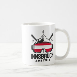 Mug Station de ski rétro d'Innsbruck en Autriche