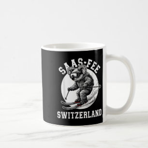 Mug Station de ski Saas-fee Koala Bear Alpes suisses S