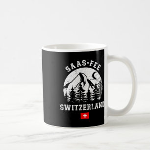 Mug Station de ski Saas-fee Suisse Alpes Ski alpin