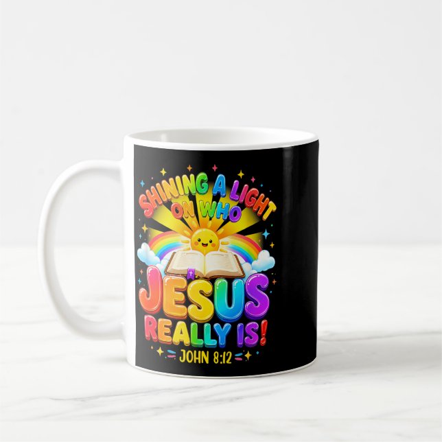 Mug Station d'illumination éclairant qui est Jésus (Gauche)