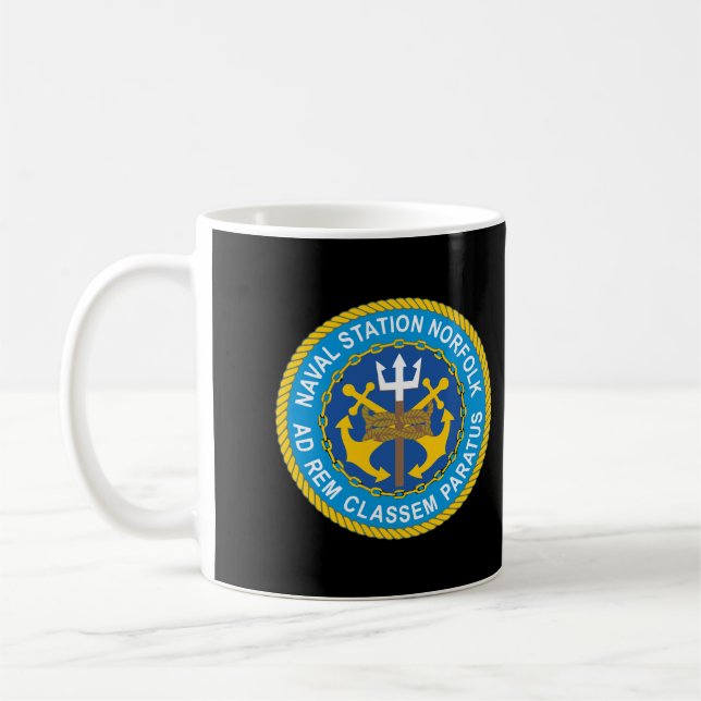 Mug Station navale Norfolk (Gauche)