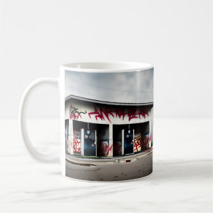 Mug Stations À Gaz Abandonnées Ai Art