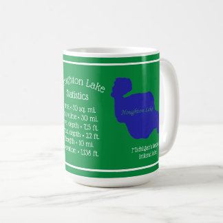 Mug Statistiques de lac Houghton