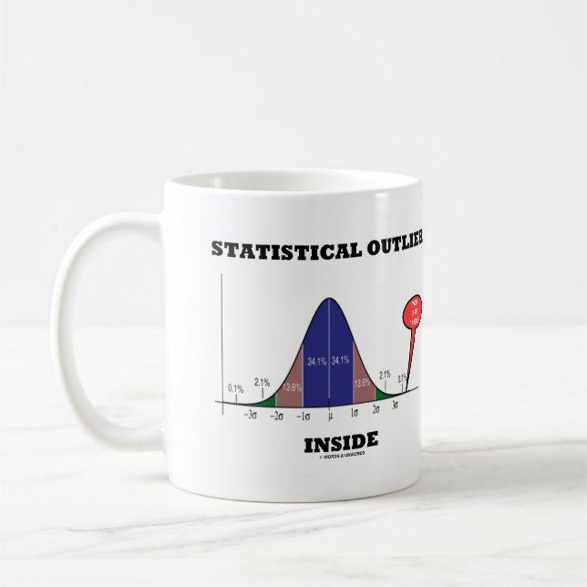 Mug Statistiques En Dehors De Vous Il Y A Un Humour (Gauche)