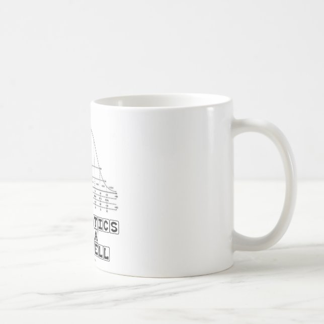 Mug Statistiques en un mot (aide-mémoire de stat) (Droite)