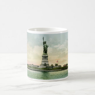 Mug "Statue affiche vintage de liberté". New York.