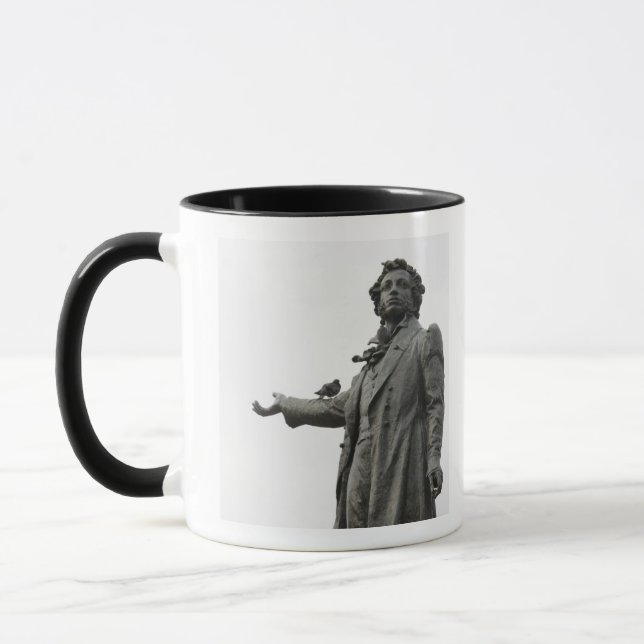 Mug Statue d'Alexandre Pouchkine, Saint-Pétersbourg (Gauche)