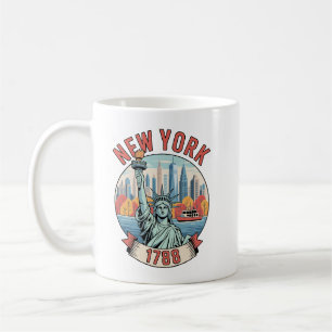 Mug Statue de la Liberté de New York Rétro