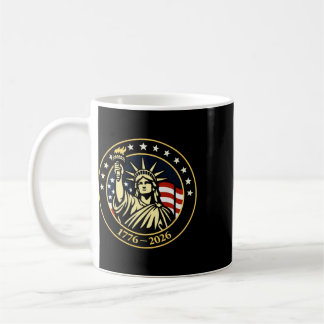 Mug Statue de la Liberté et drapeau américain 250 ans