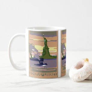 Mug Statue de la Liberté, New York, Vintage voyage