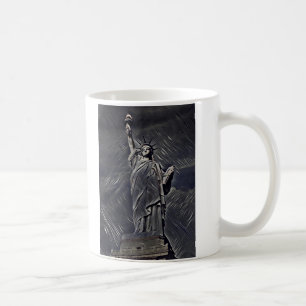 Mug Statue de la peinture de liberté