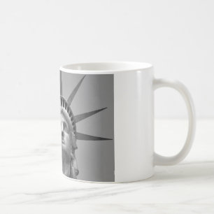 Mug Statue noire et blanche de Liberty New York