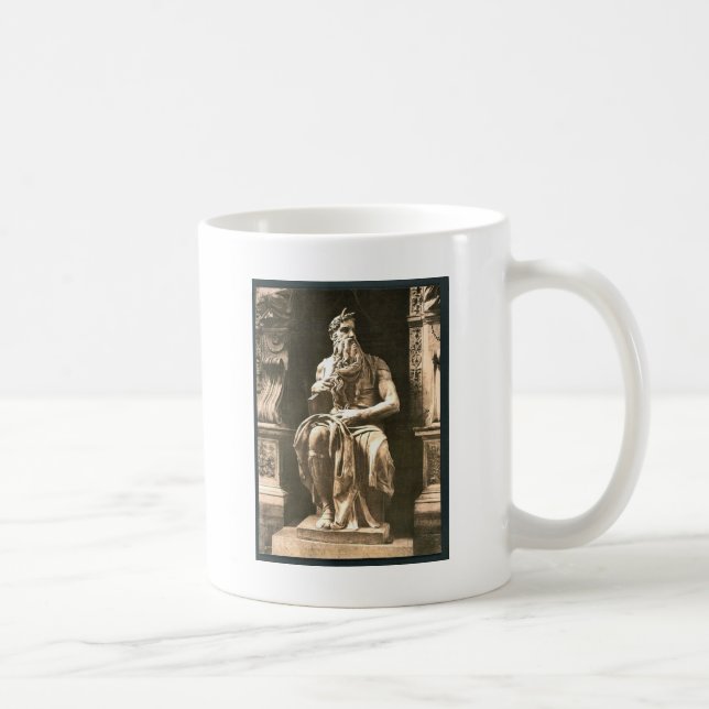 Mug Statue par Michael Angelo, "le Moïse assis", Rome (Droite)