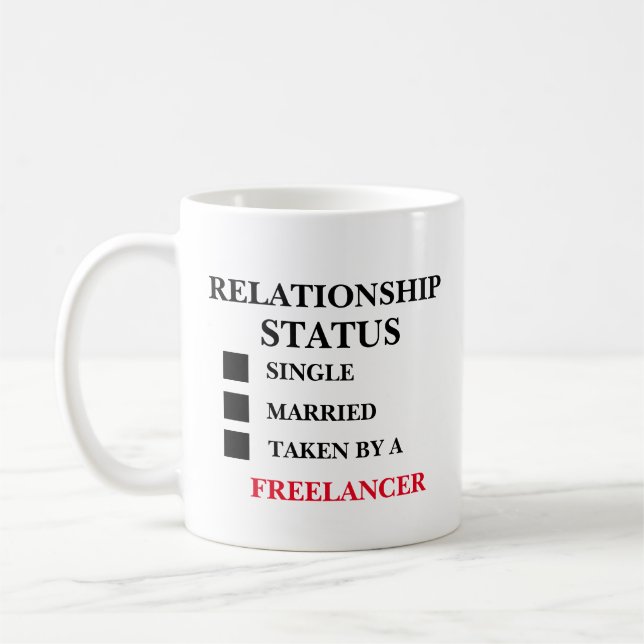 Mug Statut de relation Freelancer  (Gauche)