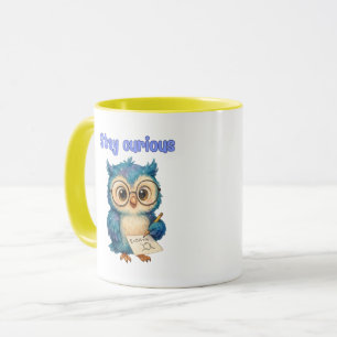 Mug Stay Curious Owl - Smart & Cute Design