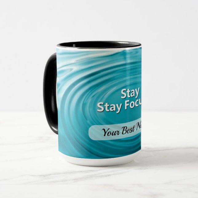 Mug Stay Focused Circle (Devant gauche)