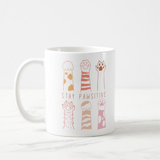 Mug Stay Pawsitive (Gauche)